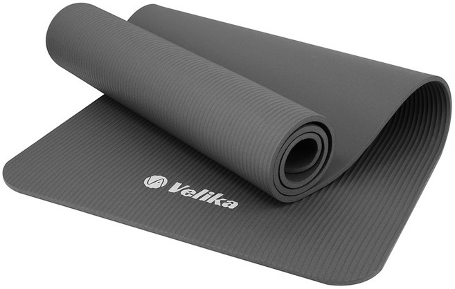 벨리카 홈짐 NBR 요가매트 YMN-01, 그레이, 1개