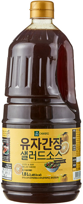 이엔푸드 유자 간장 샐러드 소스, 1개, 1.8L