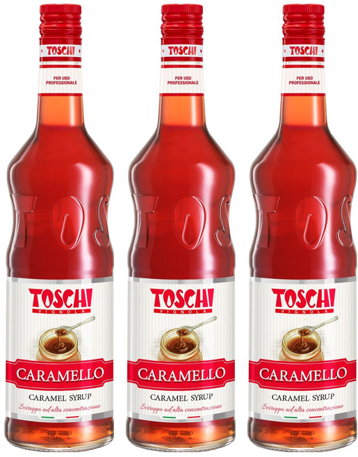토스키 카라멜 시럽, 1L, 3개