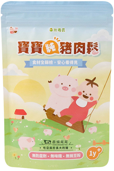 粥寶寶 寶寶純豬肉鬆 12個月以上, 100g, 1包