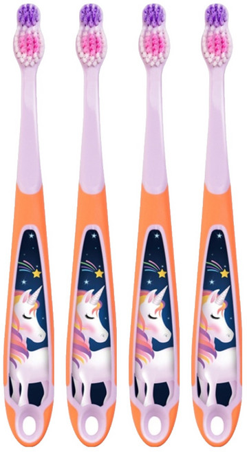 조르단 스텝 3단계 어린이 칫솔, 랜덤발송, 1개입, 4개