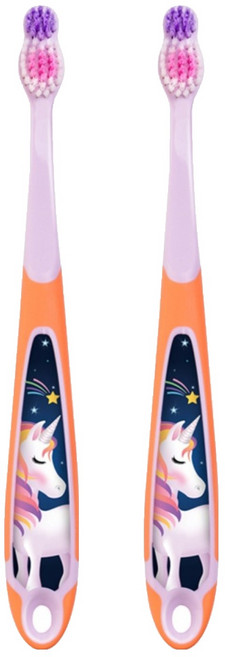 조르단 스텝 3단계 어린이 칫솔, 랜덤발송, 1개입, 2개