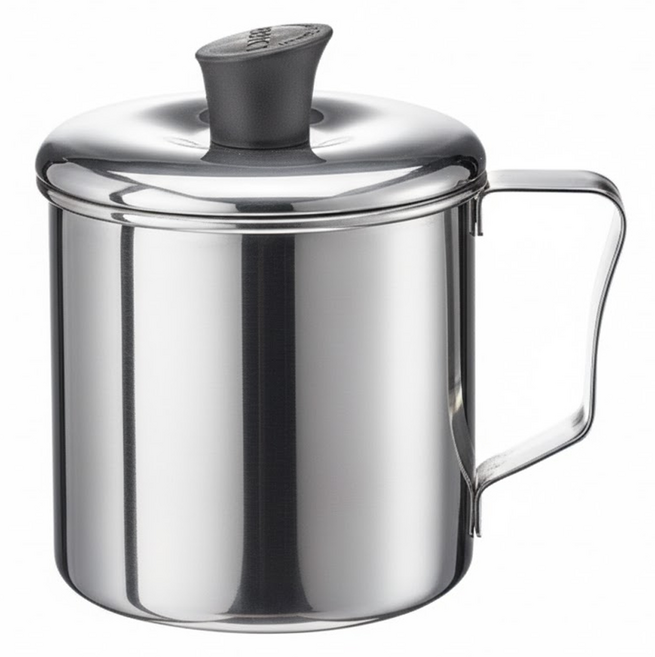 PLUS PERFECT 理想 極緻316不銹鋼口杯 9cm 附蓋, 1個, Silver