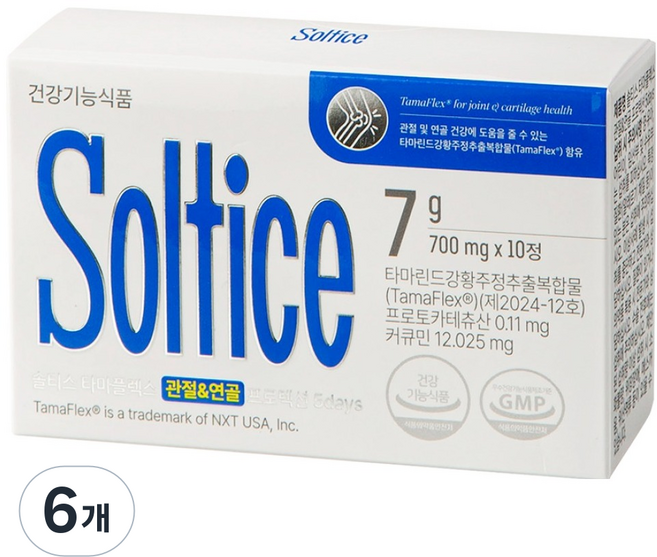 솔티스 타마플렉스 관절 & 연골 프로텍션 5days, 10정, 6개