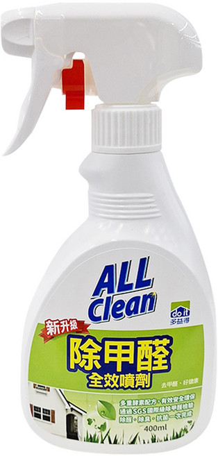 do it 多益得 ALL Clean 除甲醛全效噴劑, 400ml, 1瓶
