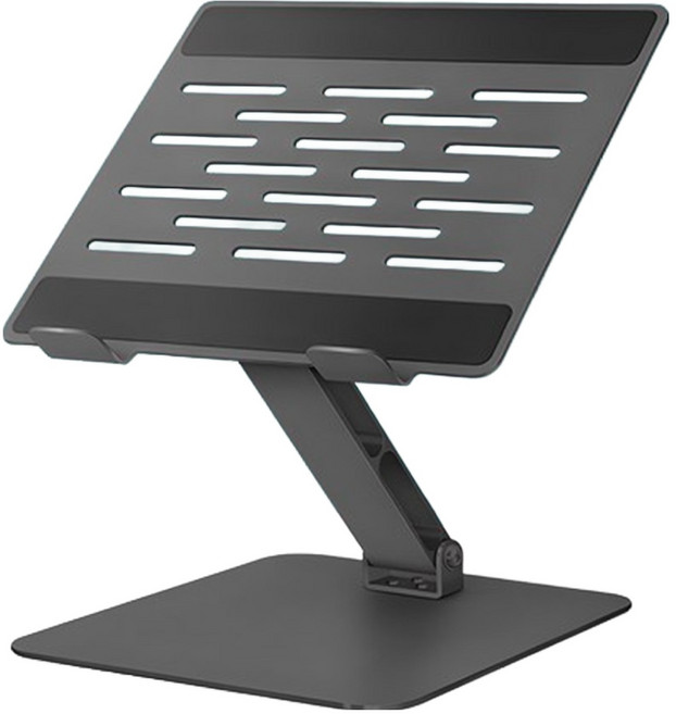 Home Planet 金屬散熱筆電支架, 黑色, 1個