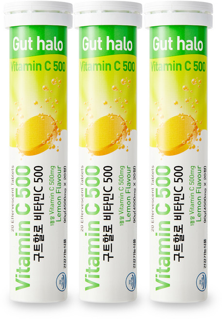 구트할로 비타민C 500, 20정, 3개