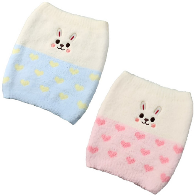 사라사 임부용 캐릭터 니트 배워머 2p