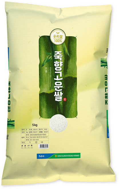 담양군농협 죽향 고운 쌀, 상등급, 5kg, 1개