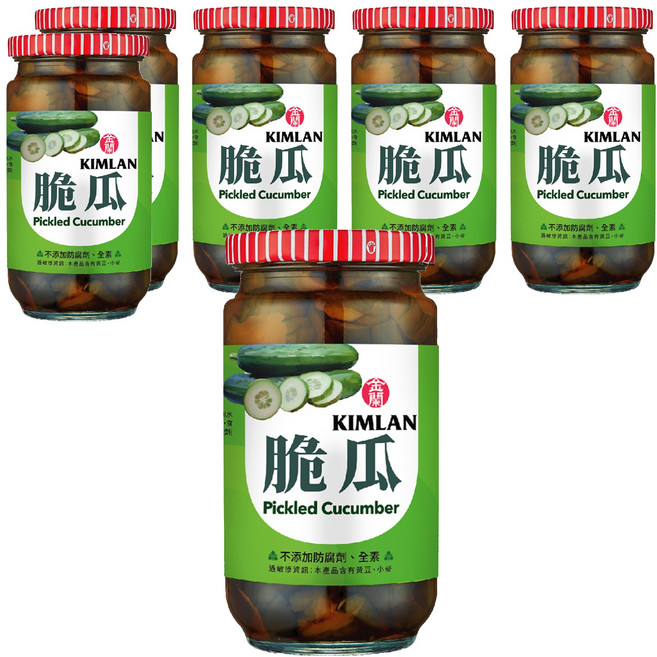 KIMLAN 金蘭 脆瓜, 396g, 6罐