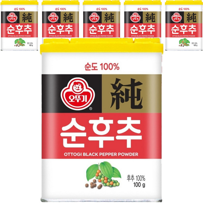 오뚜기 순후추, 100g, 6개