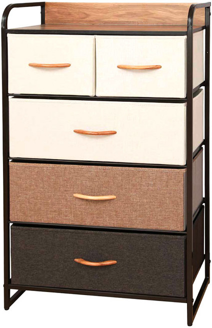 Home&Me 加寬抽屜櫃 5門, 多色, 4層