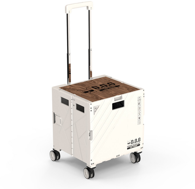 도그독 퍼스트 프리미엄 캠핑 특대형 폴딩카트, 소이밀크, 1개