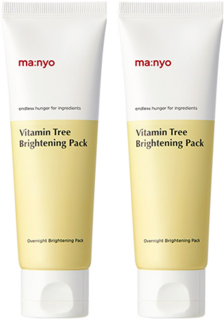 마녀공장 비타민 트리 브라이트닝 팩, 75ml, 2개
