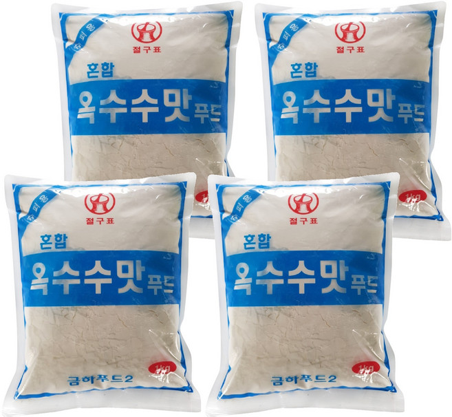 砂漿金河混合玉米調味食品澱粉, 1kg, 4個