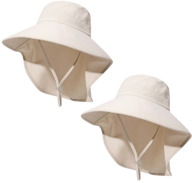 엠피니 햇빛가리개 챙넓은 모자 2p