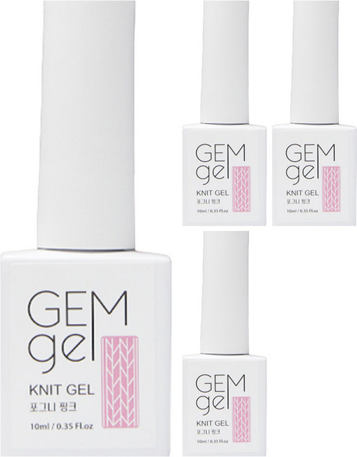 아이빛 젬젤 컬러 니트 포그니 젤네일, 13 포그니 핑크, 10ml, 4개