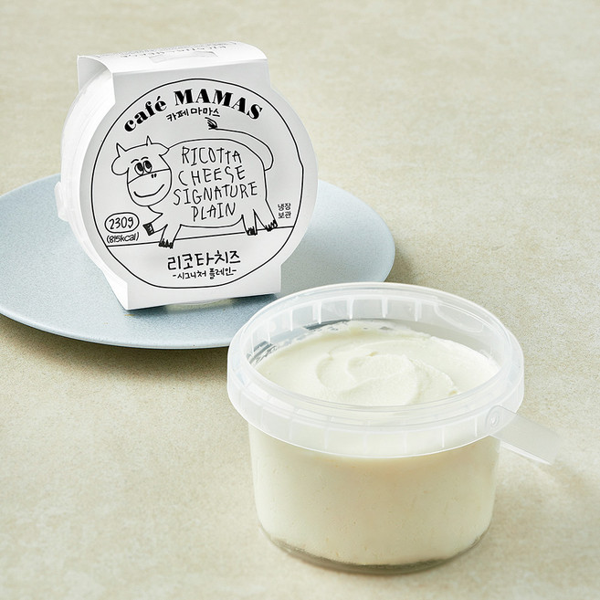 카페마마스 리코타치즈 시그니처 플레인, 230g, 1개, 1개입