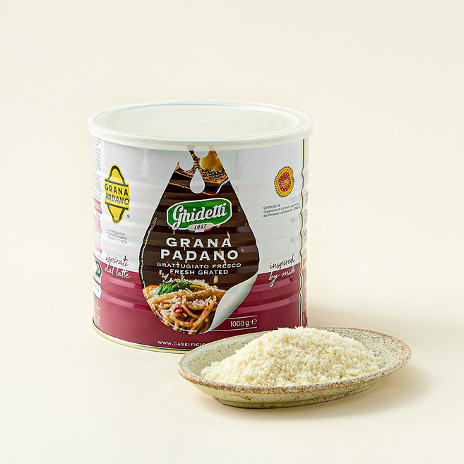 그라나파다노 기데티 그레이티드 치즈, 1kg, 1개입, 1개