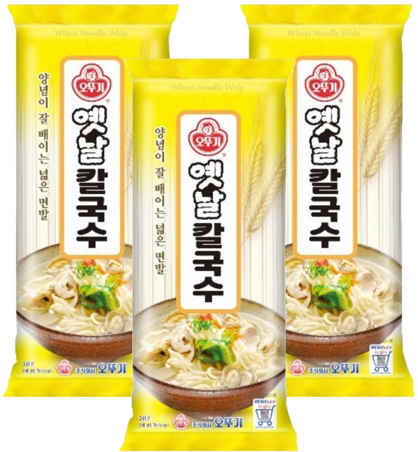 오뚜기옛날 칼국수, 500g, 3개