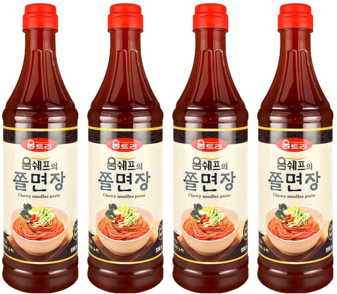 움트리 움쉐프의 쫄면장, 950g, 4개