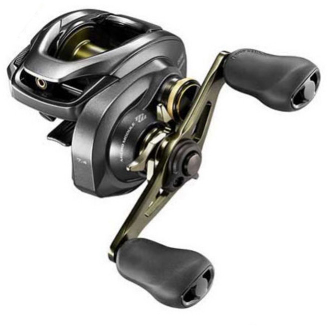 SHIMANO Curado 左手把釣魚捲線器, DC 151XG 18, 黑色