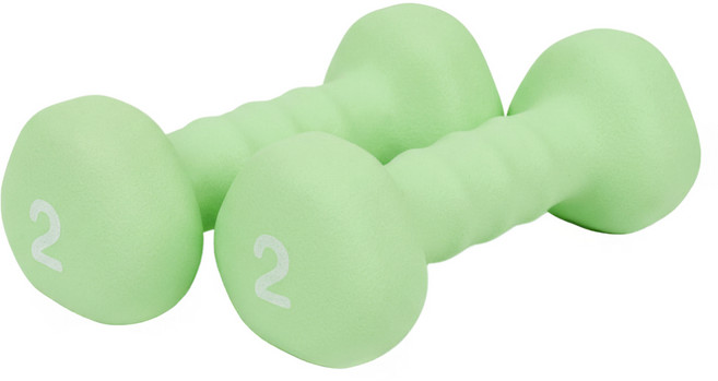comet 氯丁橡膠三角啞鈴, 2kg, 2個