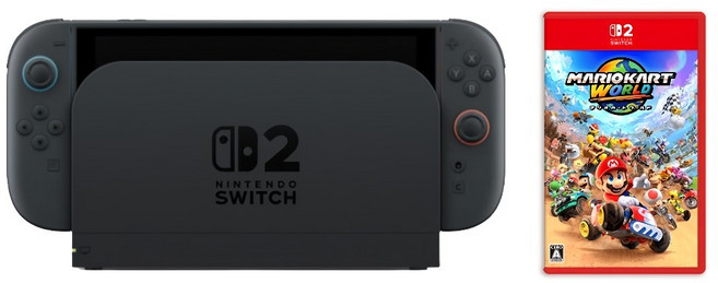 Nintendo 任天堂 SWITCH 台灣公司貨 NS2 Switch 2 主機 + 瑪利歐賽車世界遊戲片 原廠保固一年