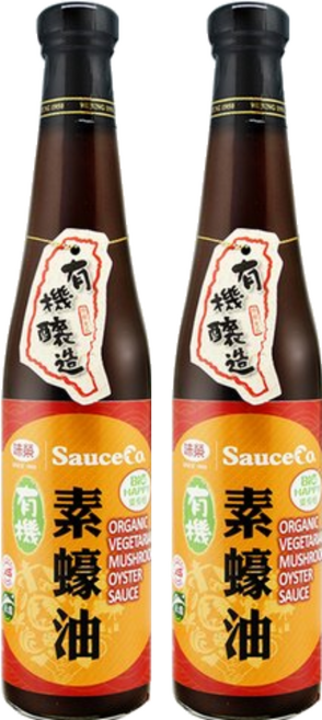 味榮 有機素蠔油, 420ml, 2瓶