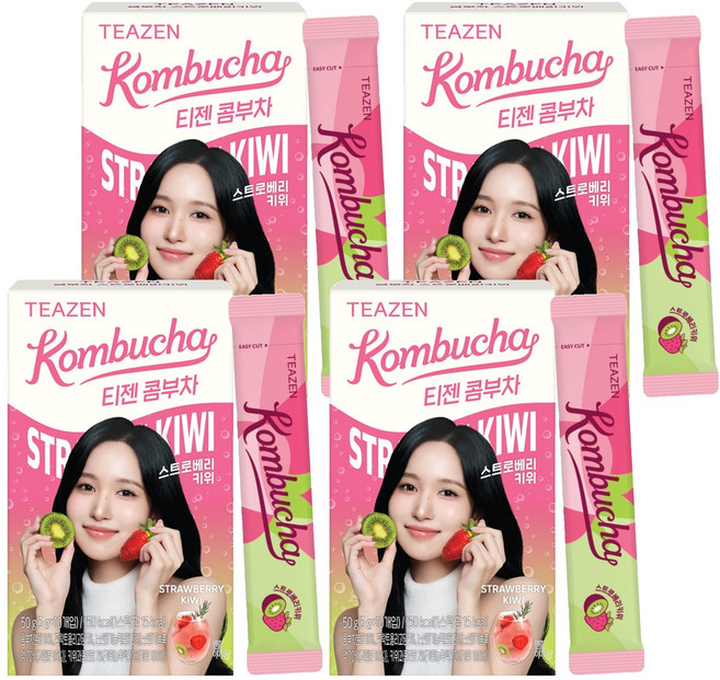 티젠 콤부차 스트로베리키위, 5g, 10개입, 4개