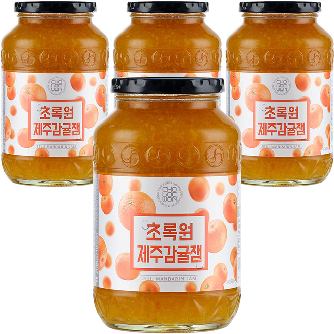 초록원 제주감귤잼, 1kg, 4개