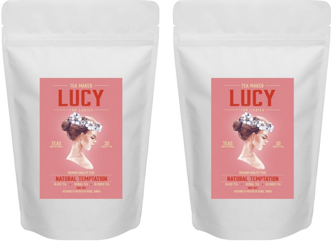LUCY 루이보스 애플레몬 티백, 1g, 50개입, 2개