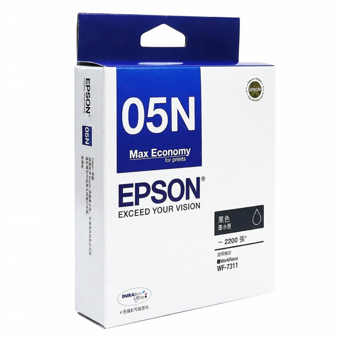 EPSON 墨水匣 適用Epson WF7311, 黑色, 1個
