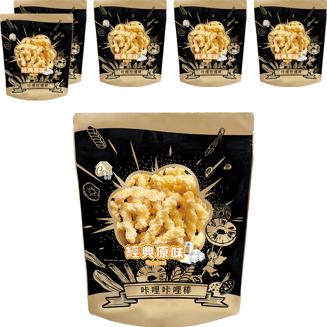 CACHA 卡恰 咔哩咔哩棒 經典原味, 130g, 6包