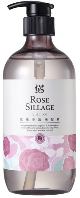 JUST HERB 香草集 玫瑰香蹤洗髮精, 500ml, 1瓶