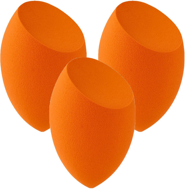 그라펜 엣지 컷 블렌더 화장용 퍼프, 3개