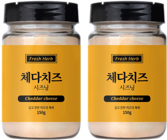 신선약초 체다치즈 시즈닝, 150g, 2개