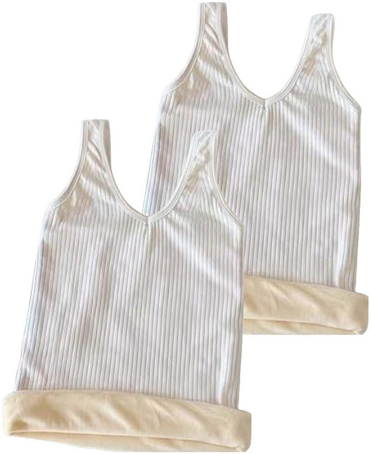 大V領薄款針織無袖背心 Set 2 彈性可拉伸