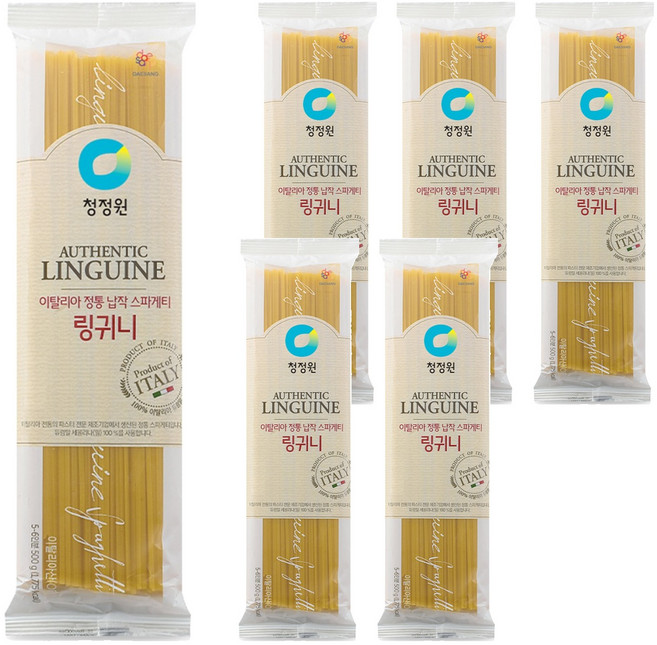 청정원 링귀니 스파게티면, 500g, 6개