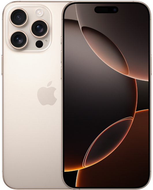 Apple iPhone 16 Pro Max 原廠保固, 沙漠色鈦金屬, 256GB