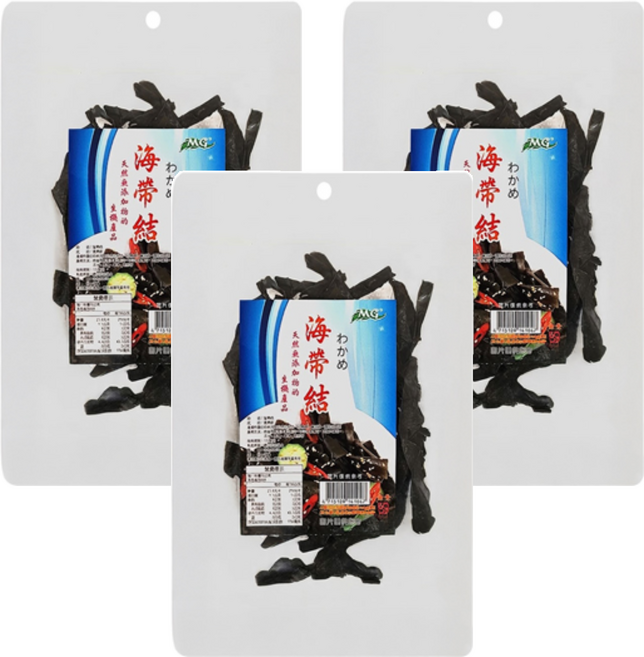 茂格生機 海帶結, 80g, 3包