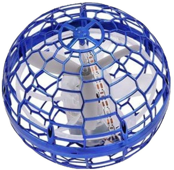 KANGAROO 레인보우 무중력 공중부양 부메랑 LED 리턴볼, 블루, 1개