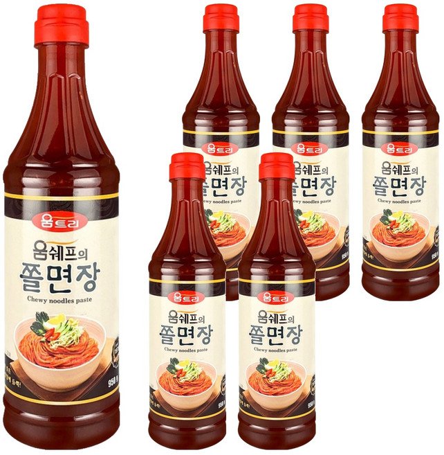 움트리 움쉐프의 쫄면장, 950g, 6개