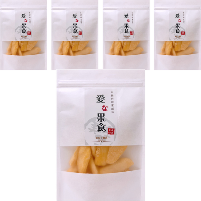 MISAKO 美佐子 嚴選果乾系列 香甜蘋果乾, 5包, 110g