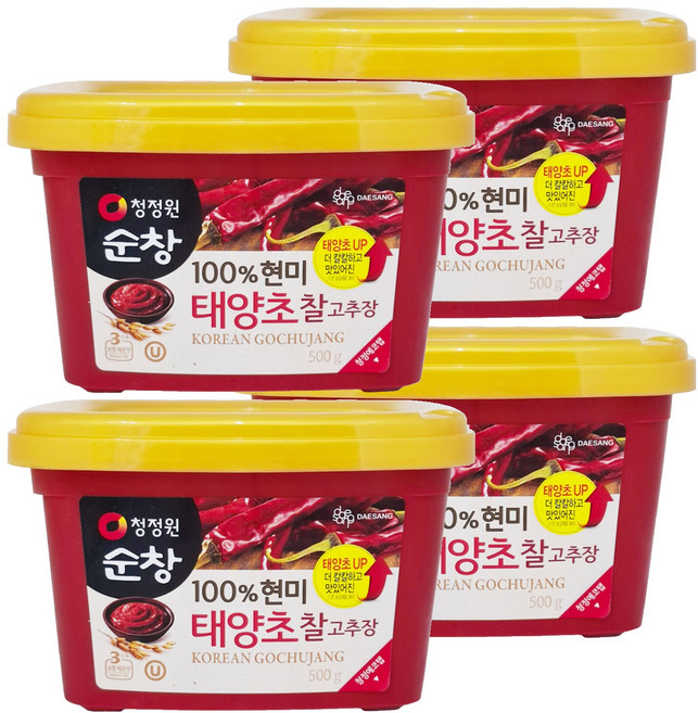 清淨園 Sunchang 韓式辣椒醬, 500g, 4盒
