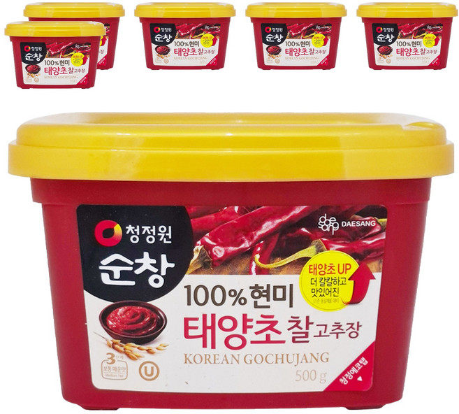 清淨園 Sunchang 韓式辣椒醬, 500g, 6盒