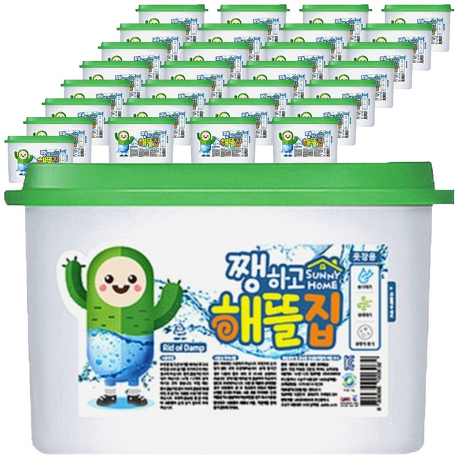 쨍하고해뜰집 옷장용 볼타입 제습제 본품, 40개