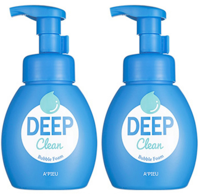 어퓨 딥클린 버블 클렌징 폼, 2개, 200ml