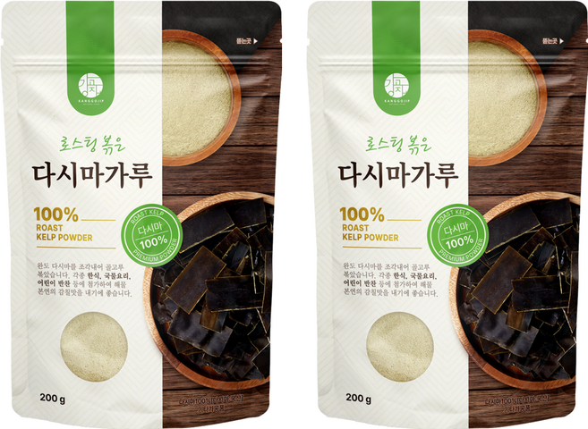 강고집 로스팅 볶은 다시마가루, 200g, 2개