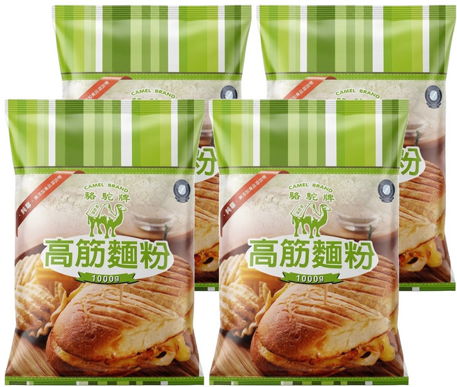 聯華製粉 高筋麵粉, 1kg, 4包